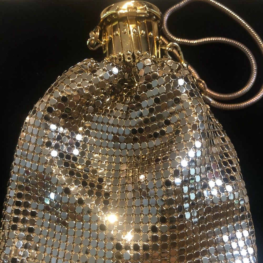 Whitling and Davies Gorgeous Gold tone Wristlet